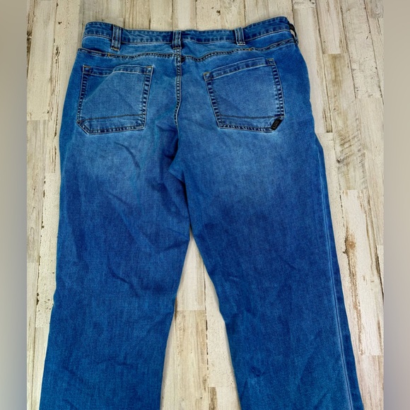 5.11 Tactical Jeans Mens 38x30 Blue Straight Leg Utility Workwear Denim - Picture 11 of 12